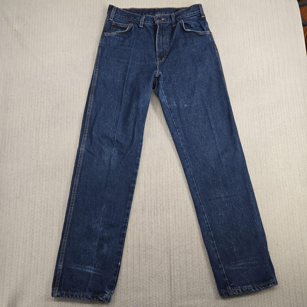 Dickies Jeans Mens 30x32 Blue Denim Straight Leg Workwear Relaxed Fit Pants
